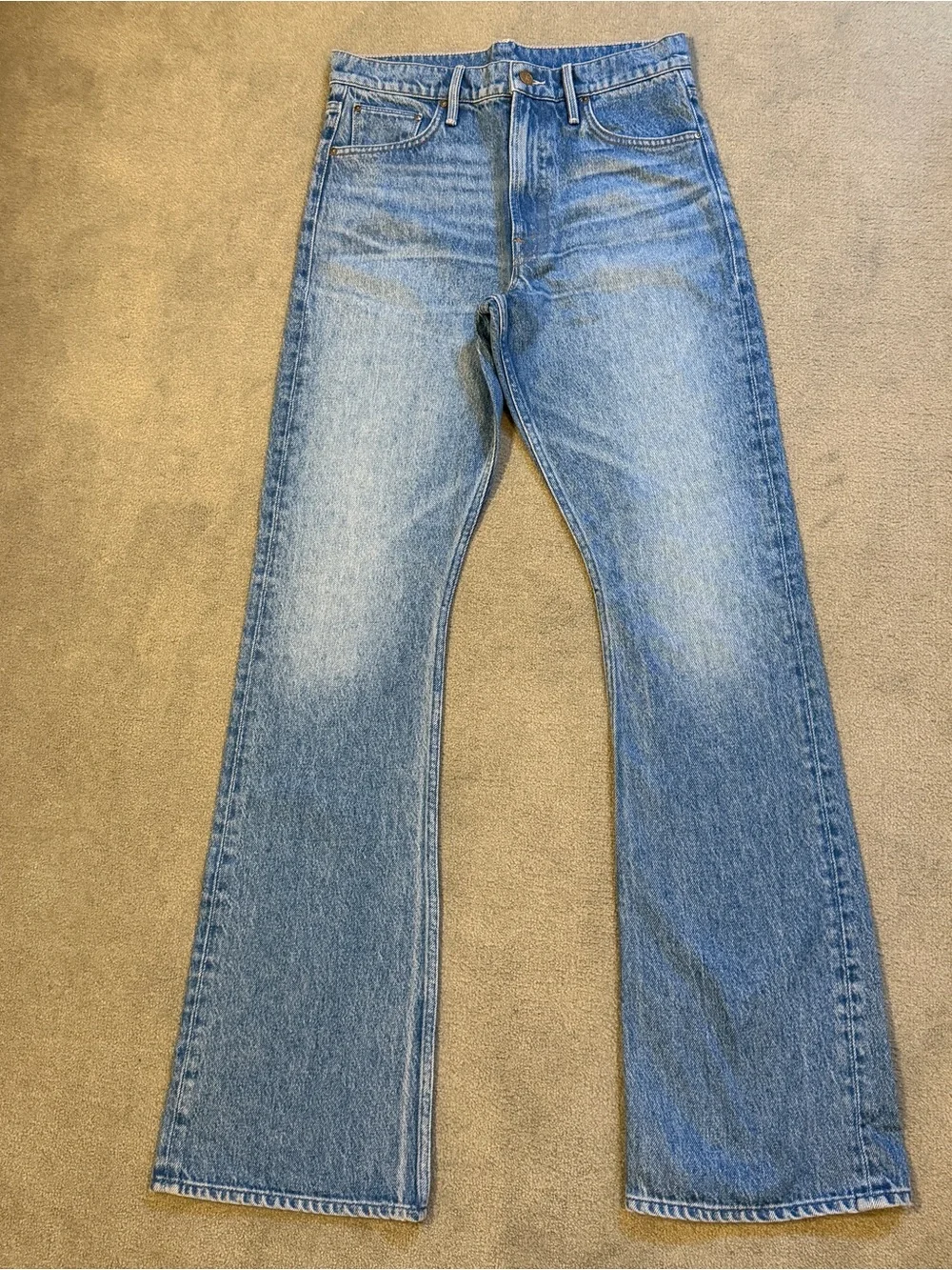 Mother Denim - Snacks! 90s Retro Straight Leg - Light Blue Wash - Slouchy Fit 26 - Picture 2 of 9